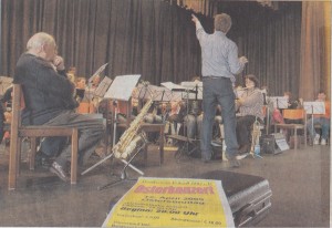 Probe für das Osterkonzert 2009